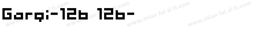 Gargi-12b 12b字体转换